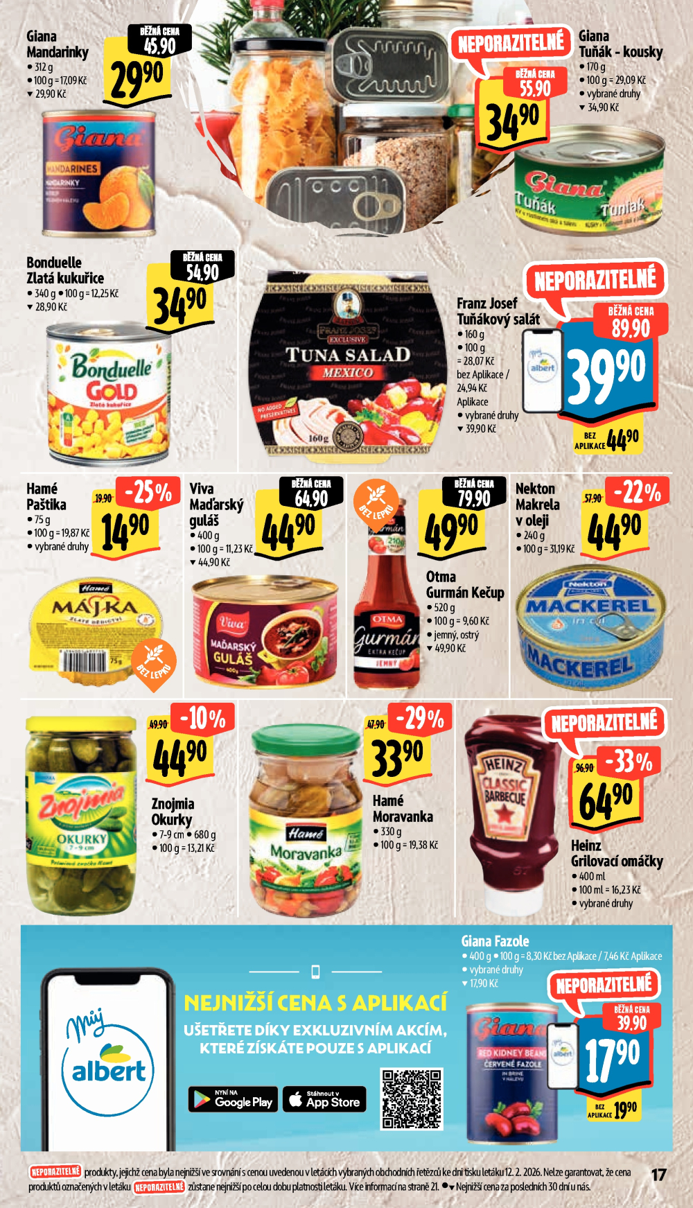 Leták Albert Supermarket leták - Brno Stará Osada a Jihomoravské náměstí - strana 31