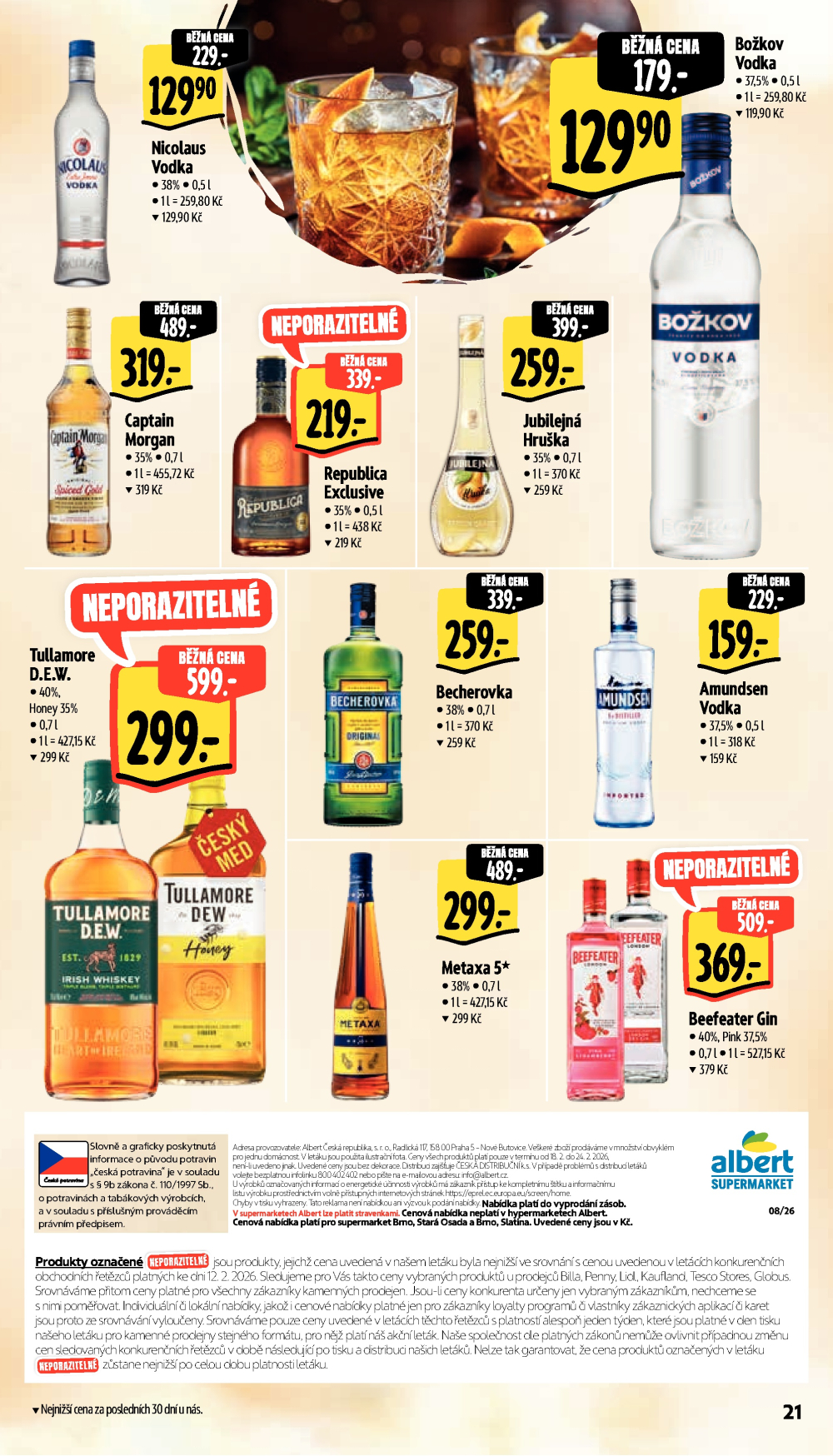 Leták Albert Supermarket leták - Brno Stará Osada a Jihomoravské náměstí - strana 35