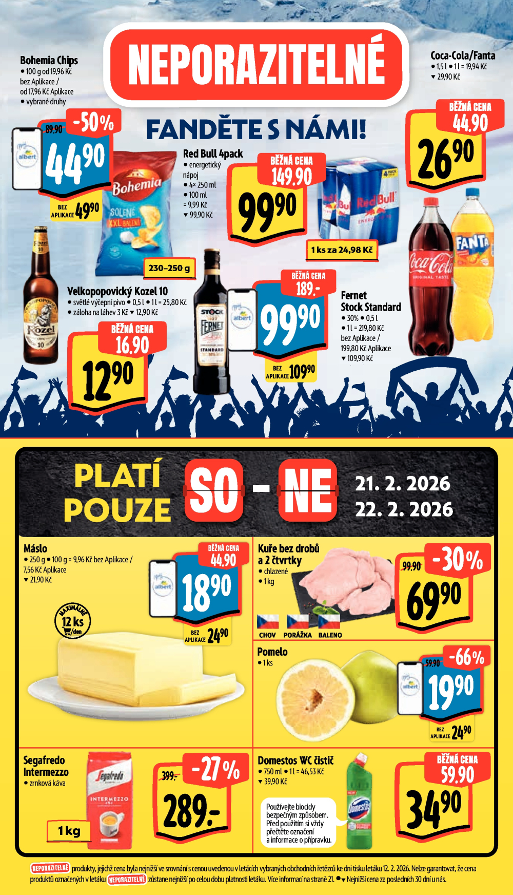 Leták Albert Supermarket leták - Brno Stará Osada a Jihomoravské náměstí - strana 44