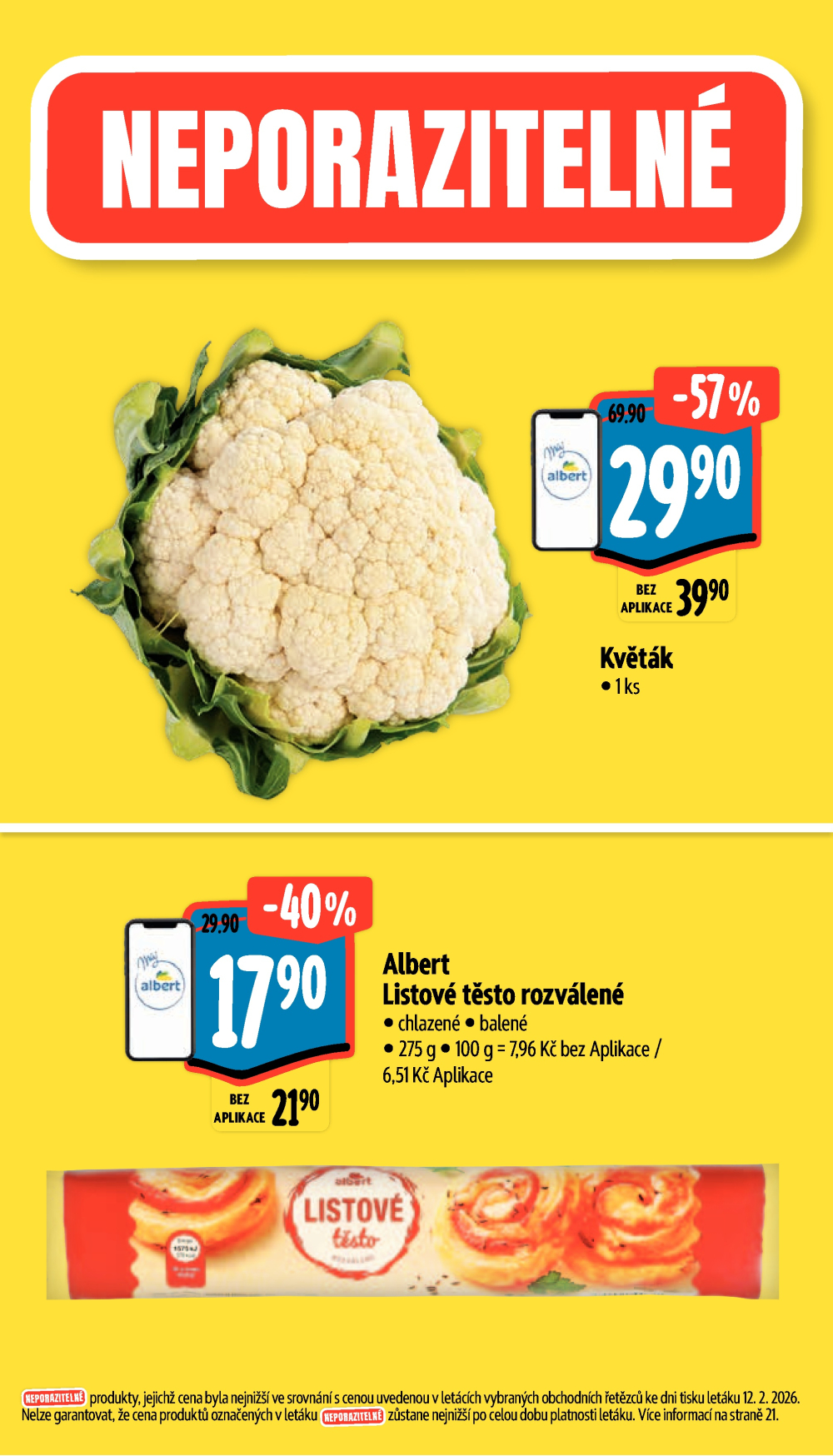 Leták Albert Supermarket leták - Brno Stará Osada a Jihomoravské náměstí - strana 4