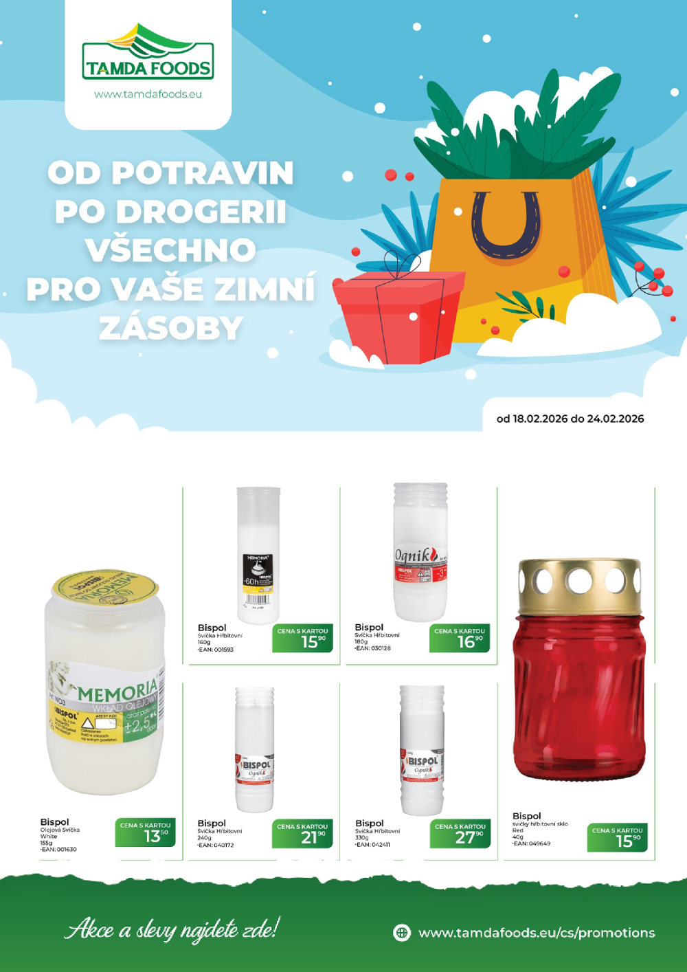 Leták TAMDA FOODS leták - strana 1