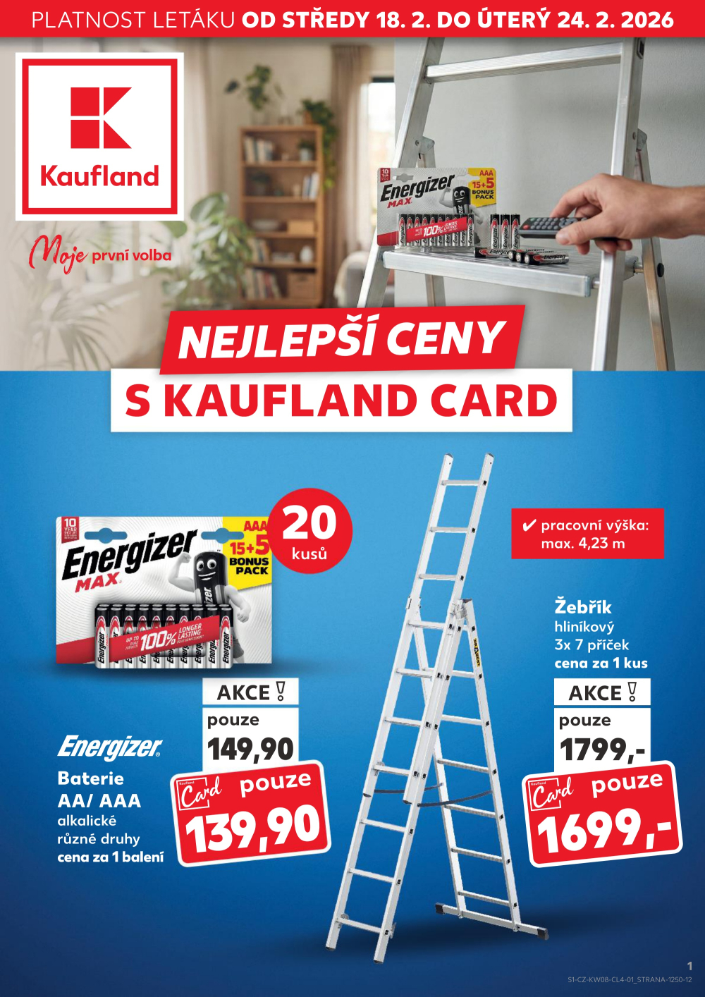 Leták Kaufland leták - Spotřební zboží - strana 1