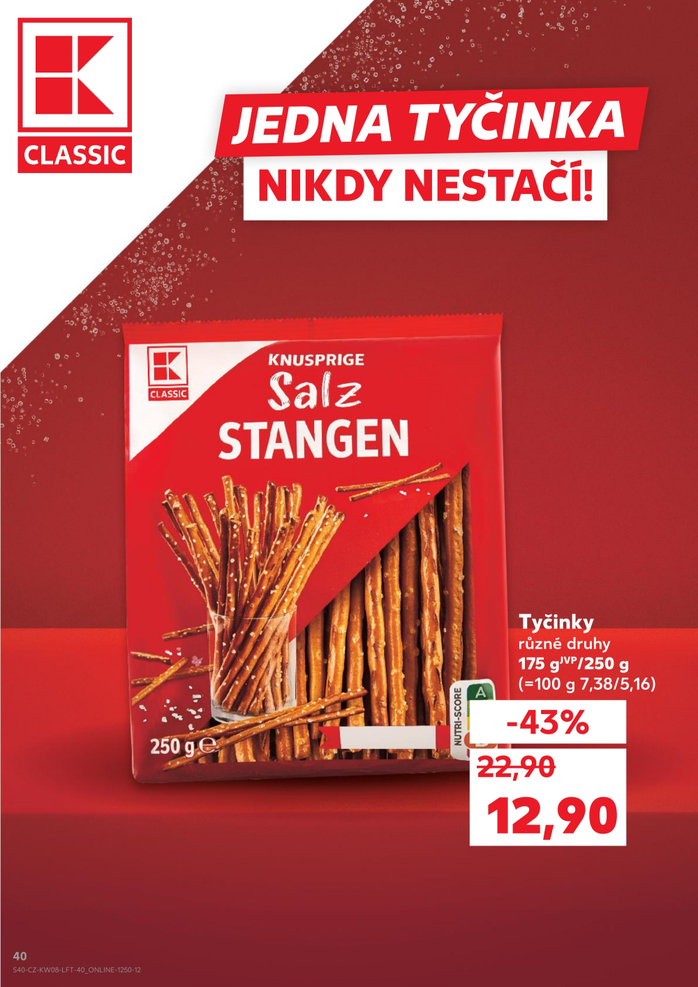 Leták Kaufland leták Praha 3 - Jarov - strana 40