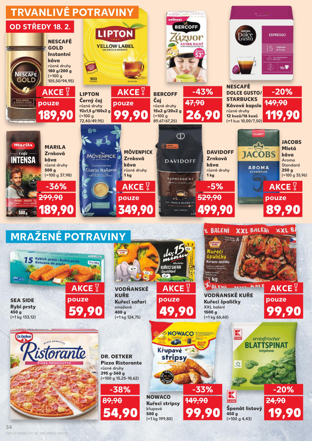 Leták Kaufland leták Praha - Barrandov - strana 34