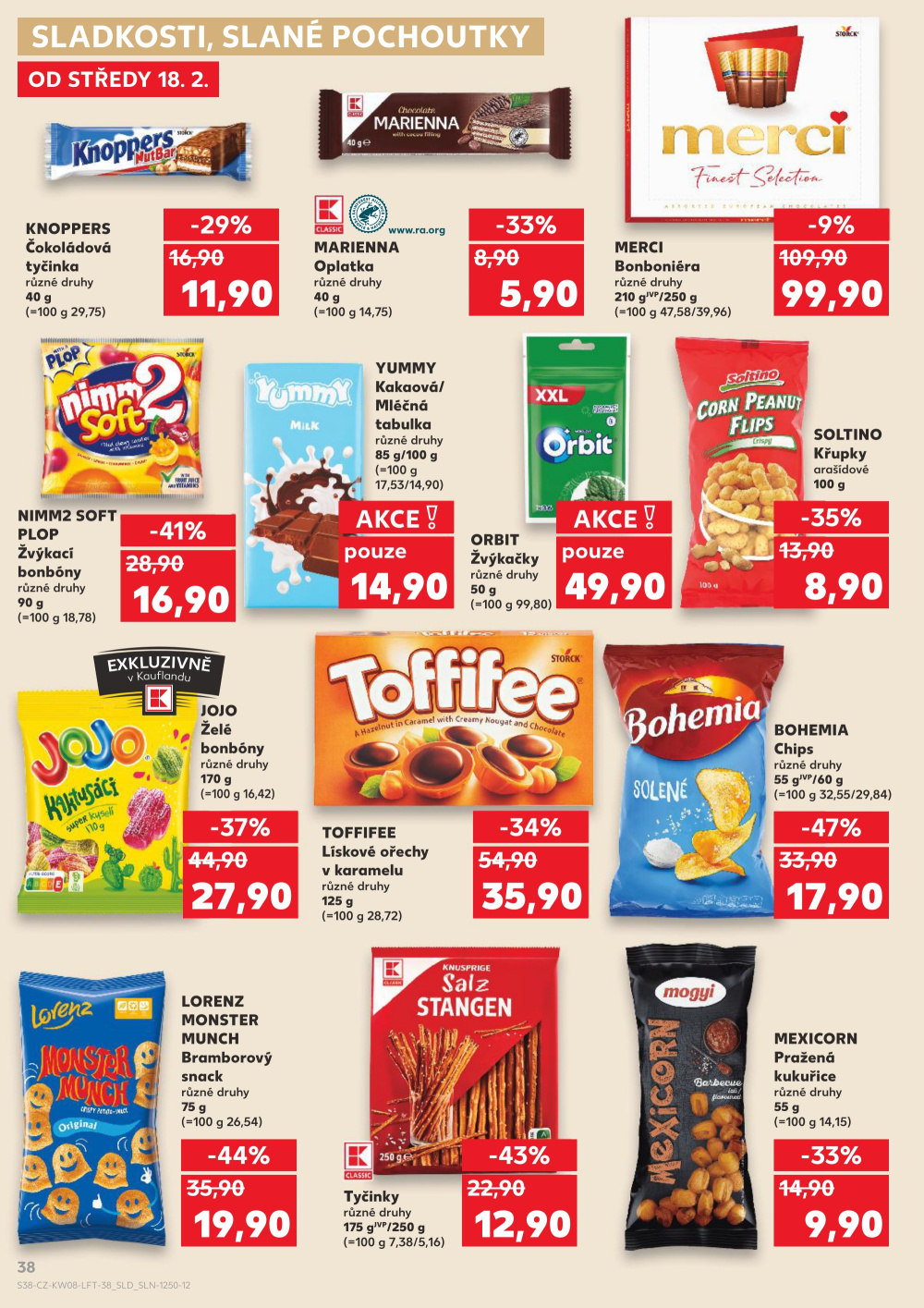 Leták Kaufland leták Hustopeče - strana 38
