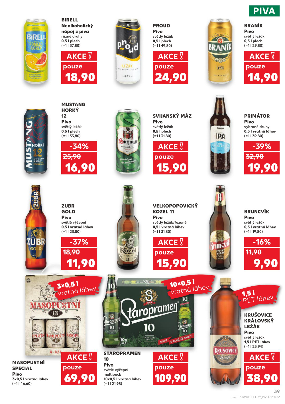 Leták Kaufland leták Hustopeče - strana 39