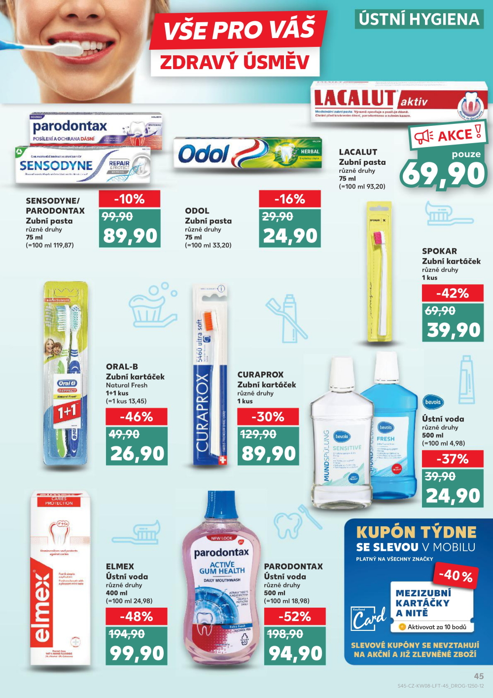 Leták Kaufland leták Veselí nad Lužnicí - strana 45