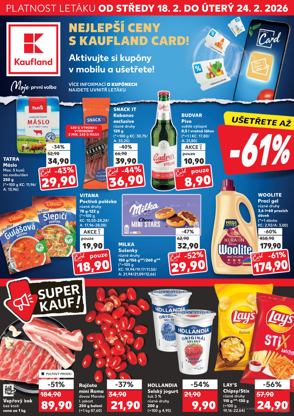 Leták Kaufland leták Jablonec nad Nisou, Jateční - strana 1