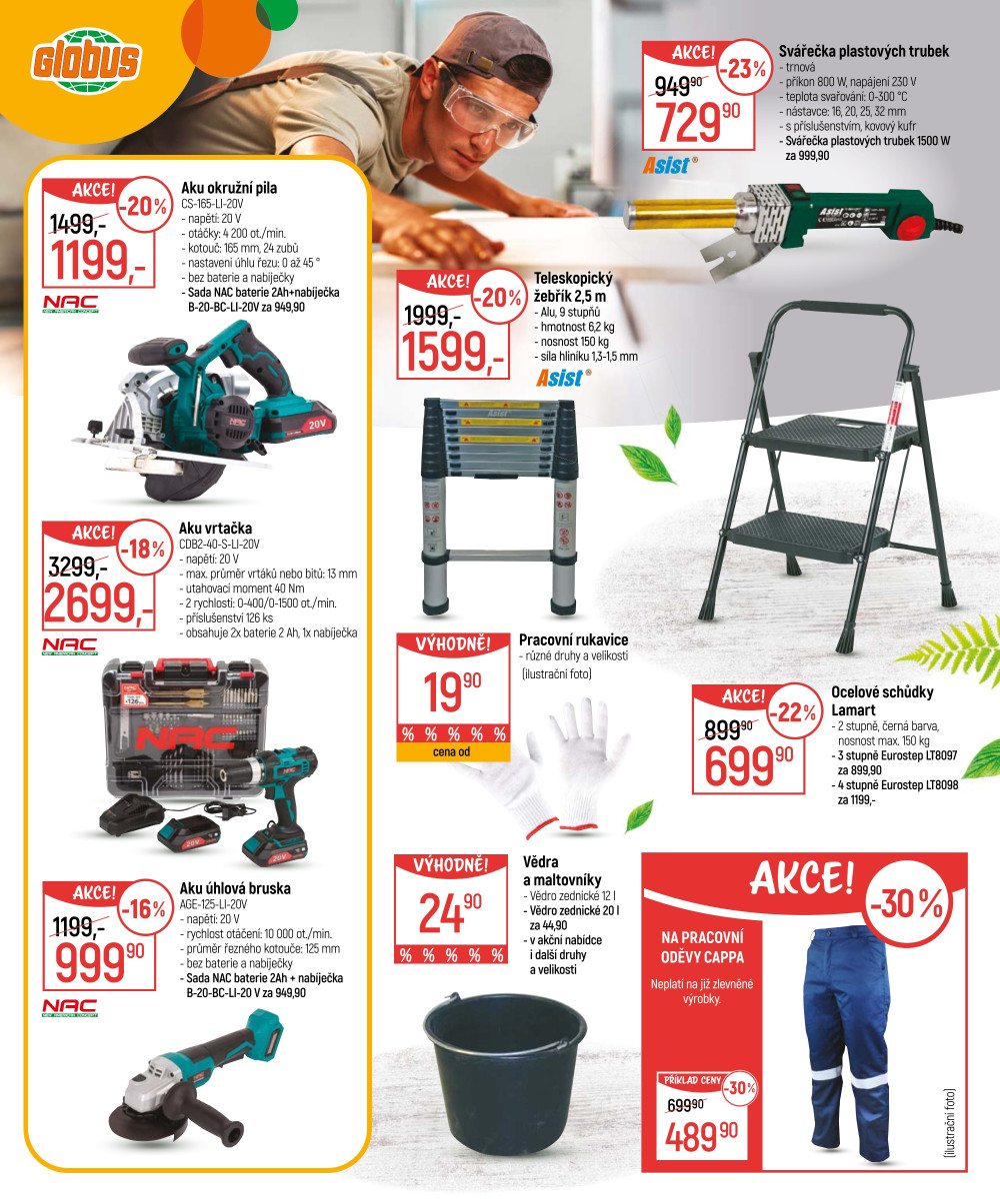 Leták Globus leták - Zahrada připravená na jaro - strana 10