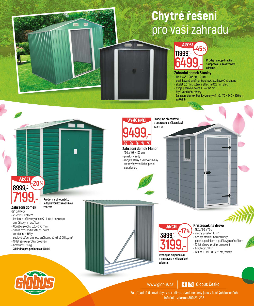 Leták Globus leták - Zahrada připravená na jaro - strana 16