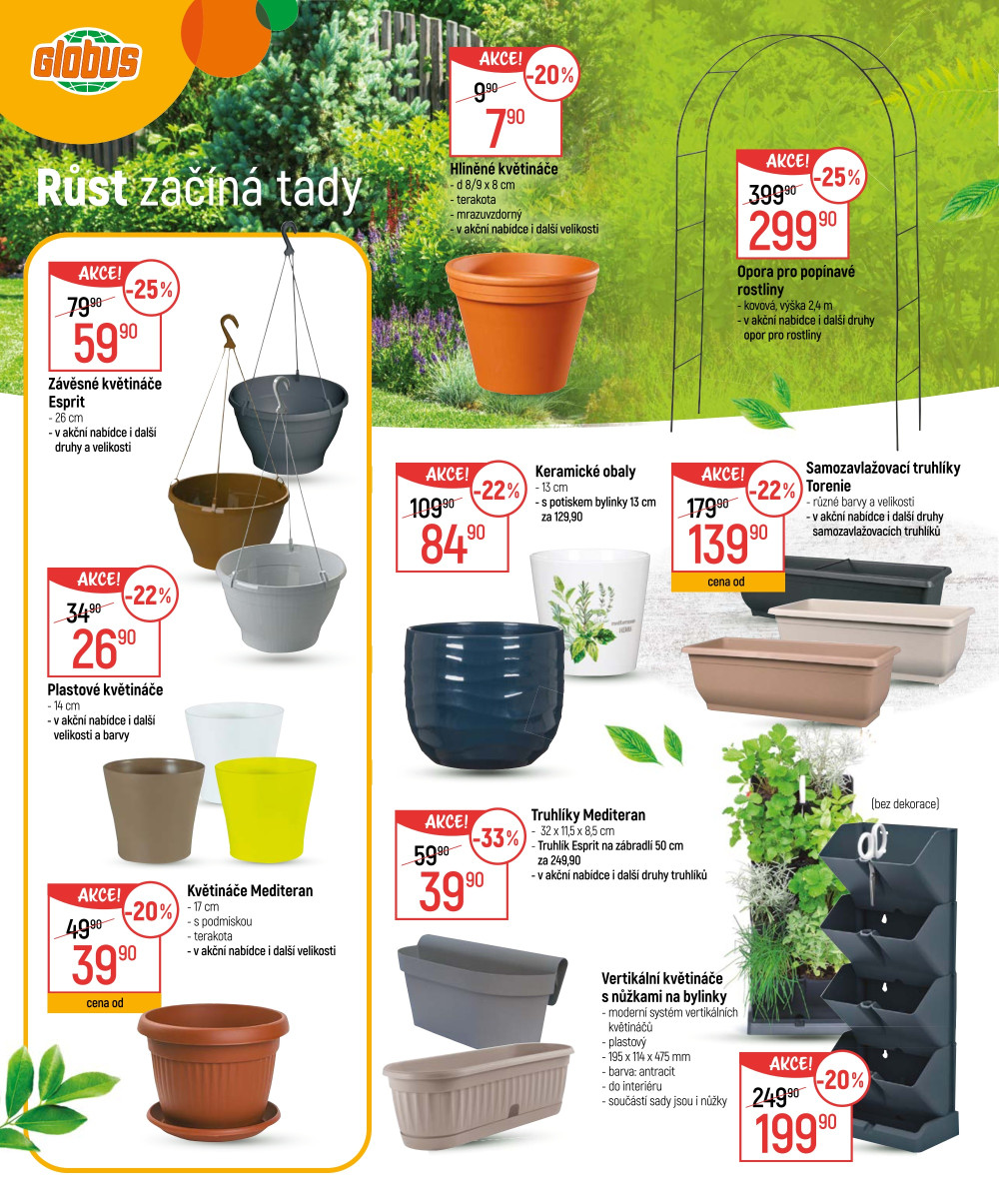 Leták Globus leták - Zahrada připravená na jaro - strana 4
