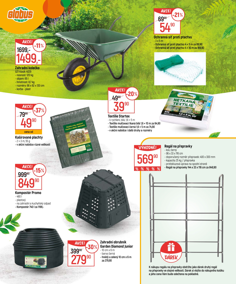 Leták Globus leták - Zahrada připravená na jaro - strana 6