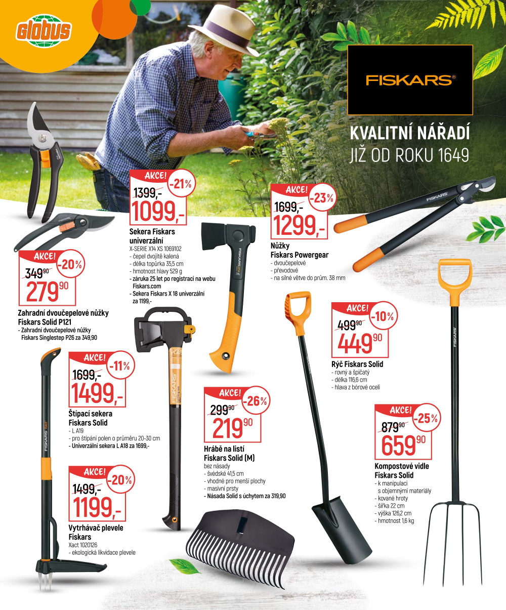 Leták Globus leták - Zahrada připravená na jaro - strana 8