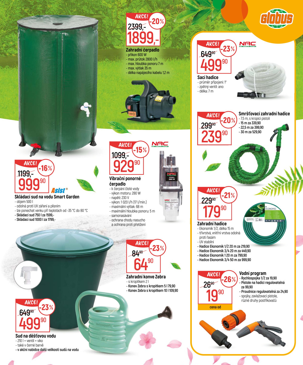 Leták Globus leták - Zahrada připravená na jaro - strana 9