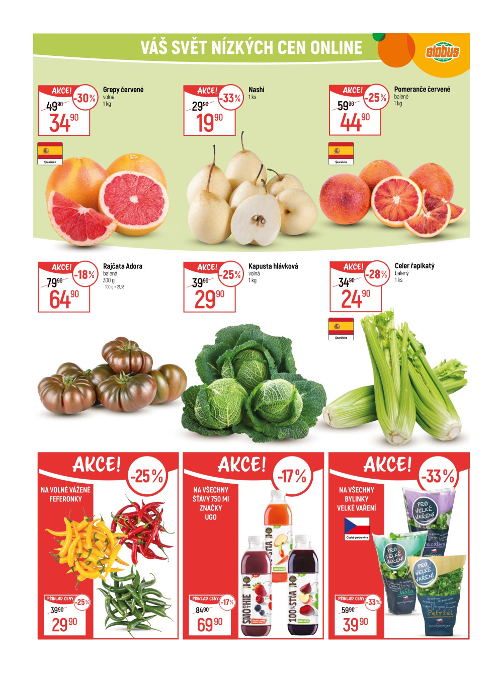 Leták Globus leták Praha - Černý Most - strana 19