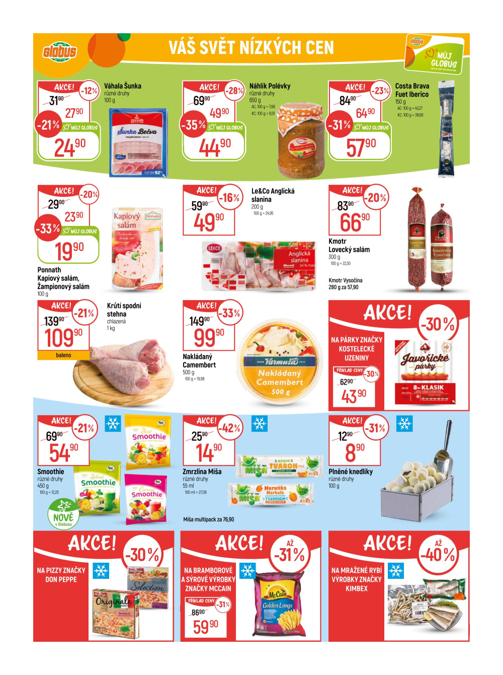 Leták Globus leták Praha - Černý Most - strana 23