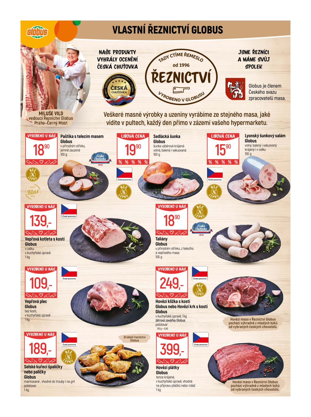 Leták Globus leták Praha - Černý Most - strana 5