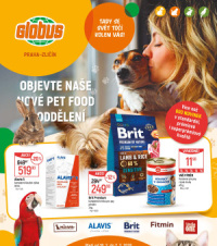 Akční leták Globus  Praha - Zličín - Pet Food oddělení