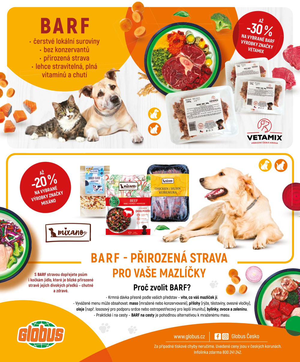 Leták Globus leták Praha - Zličín - Pet Food oddělení - strana 8