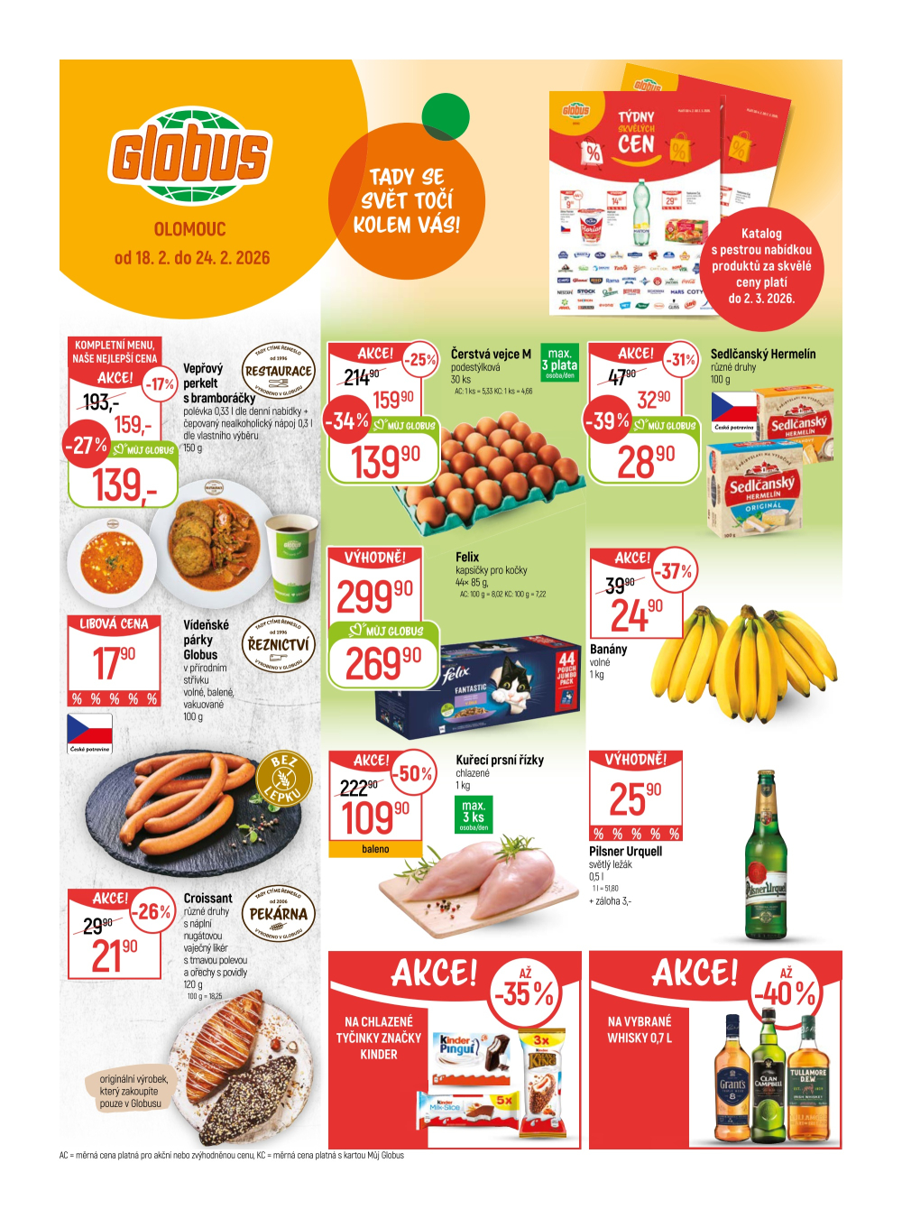 Leták Globus leták Olomouc - strana 1