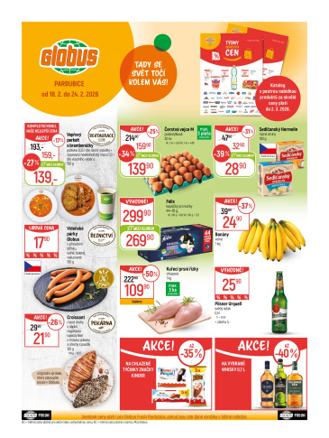 Globus leták Pardubice