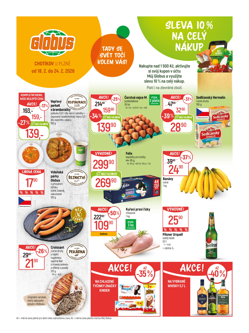 Leták Globus leták Chotikov (Plzeň) - strana 1