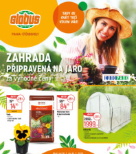 Akční leták Globus  Praha - Štěrboholy - Zahrada připravená na jaro