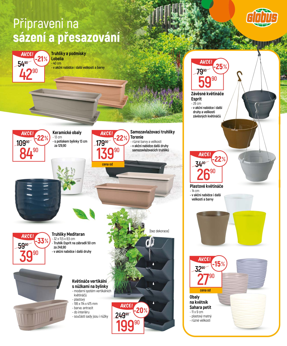 Leták Globus leták Praha - Štěrboholy - Zahrada připravená na jaro - strana 3