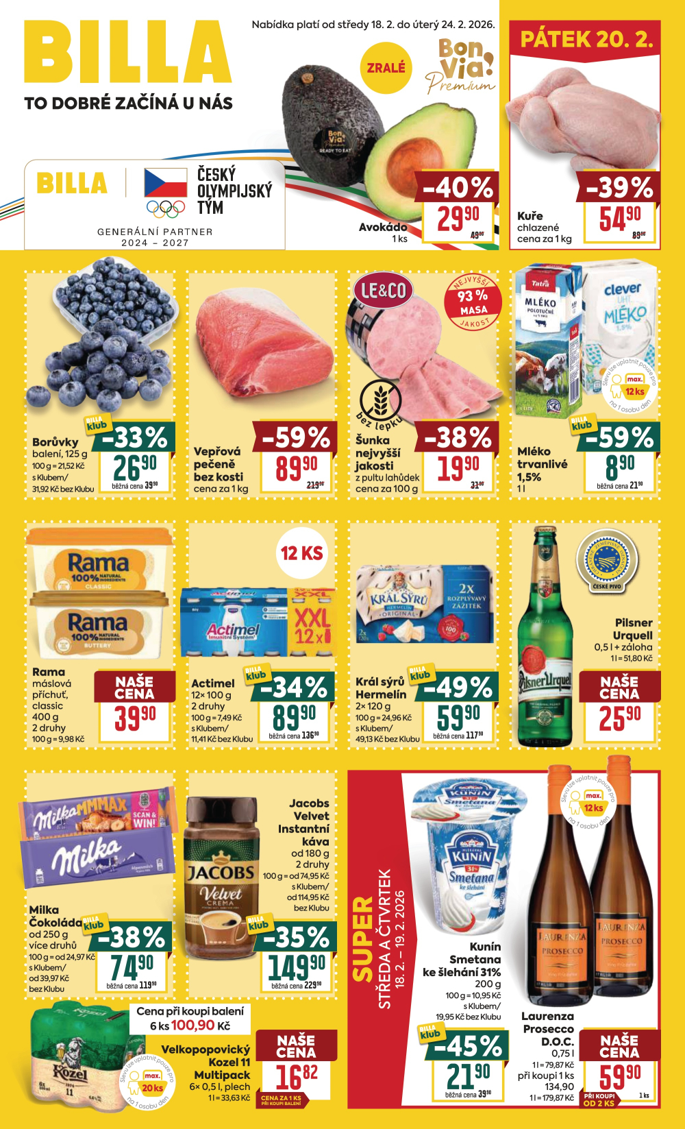 Leták BILLA velký leták - strana 1