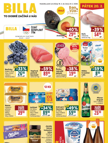 BILLA velký leták