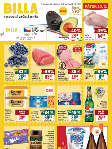 BILLA malý leták