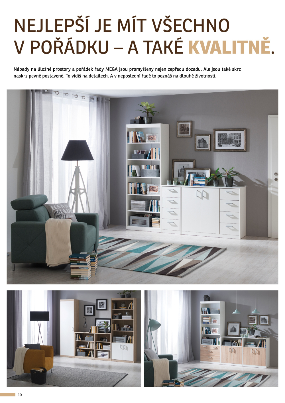 Leták ASKO nábytek katalog - Nábytkový program Mega - strana 10