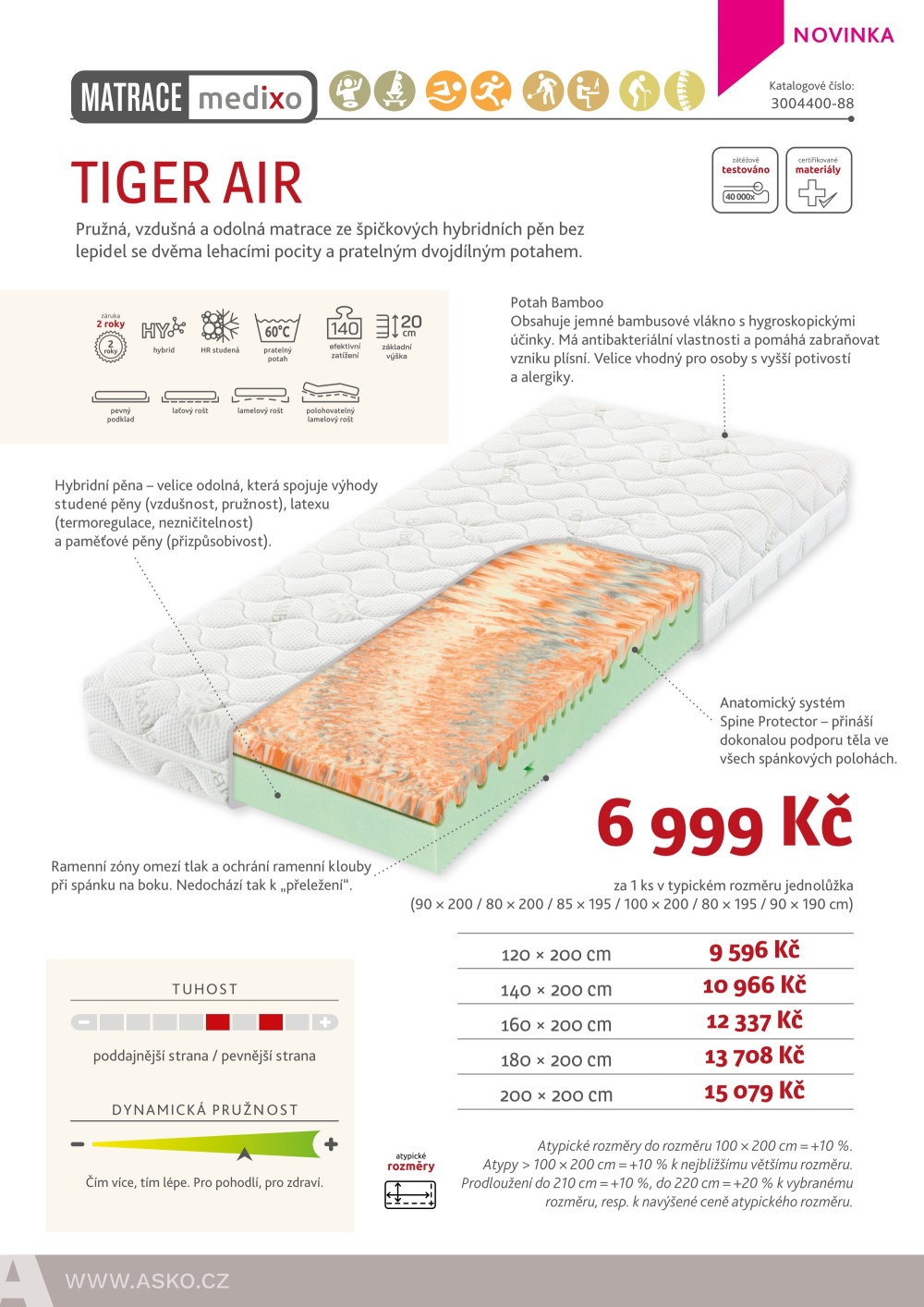 Leták ASKO nábytek katalog - Matrace Tropico - strana 20