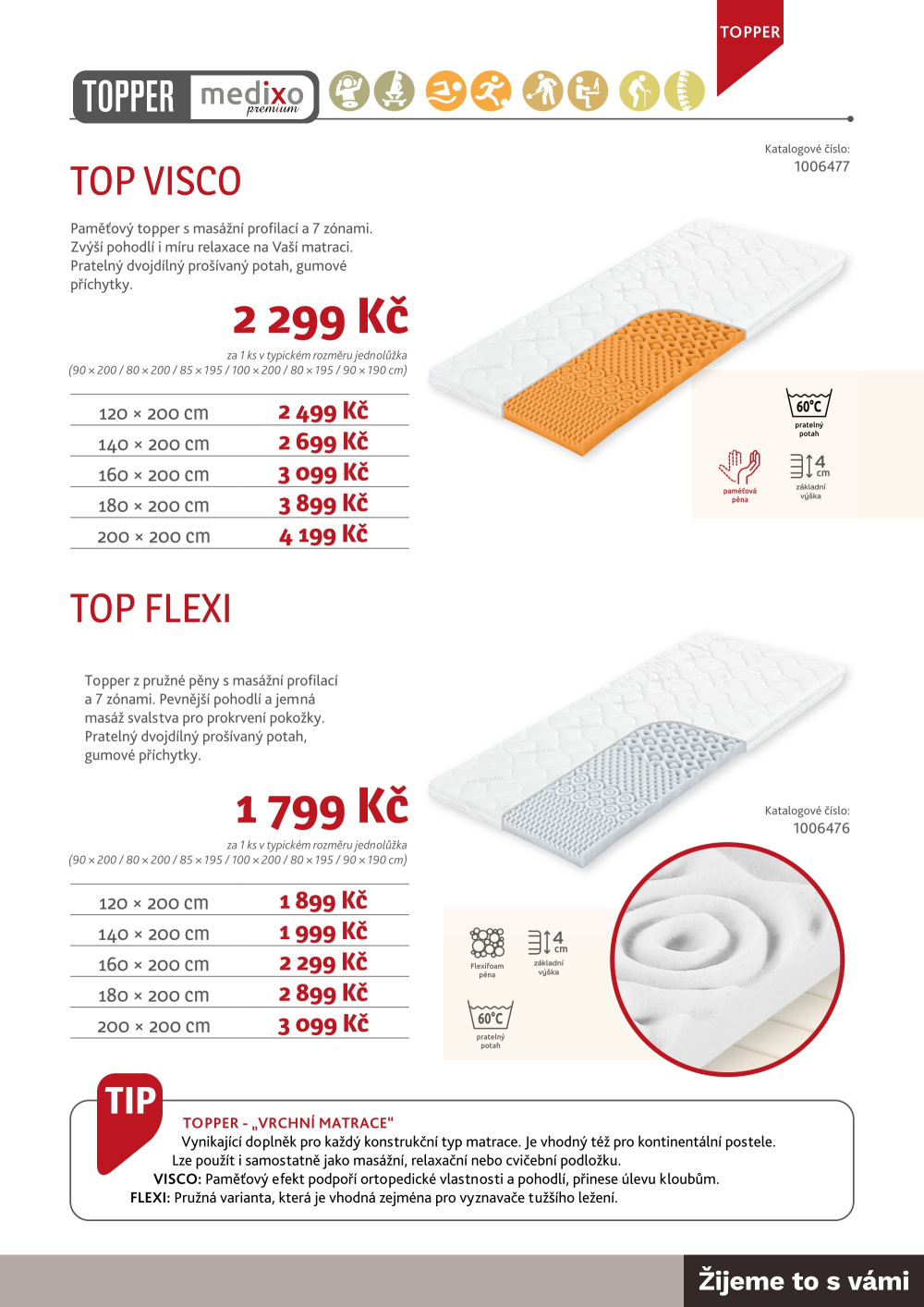 Leták ASKO nábytek katalog - Matrace Tropico - strana 47