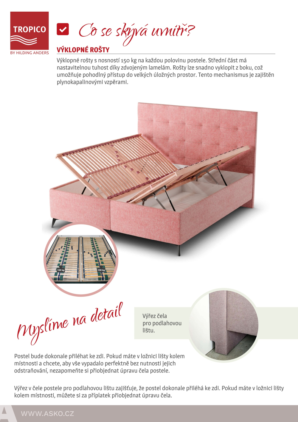 Leták ASKO nábytek katalog - Matrace Tropico - strana 54