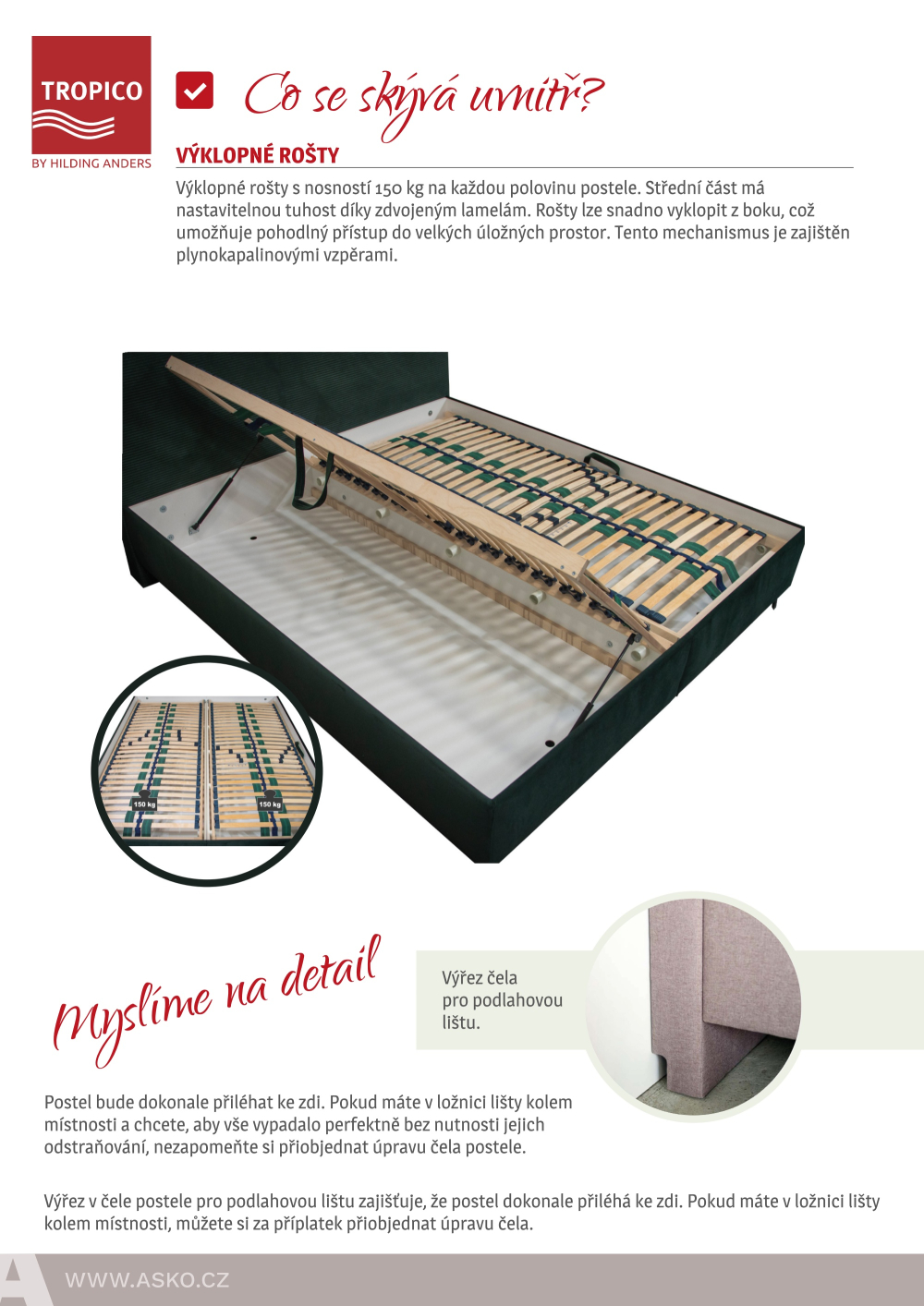Leták ASKO nábytek katalog - Matrace Tropico - strana 62