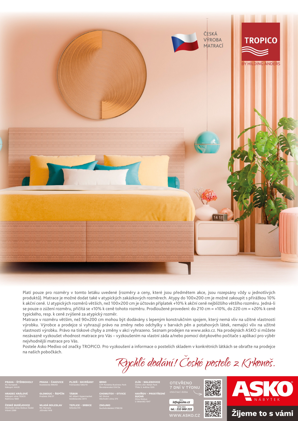 Leták ASKO nábytek katalog - Matrace Tropico - strana 64