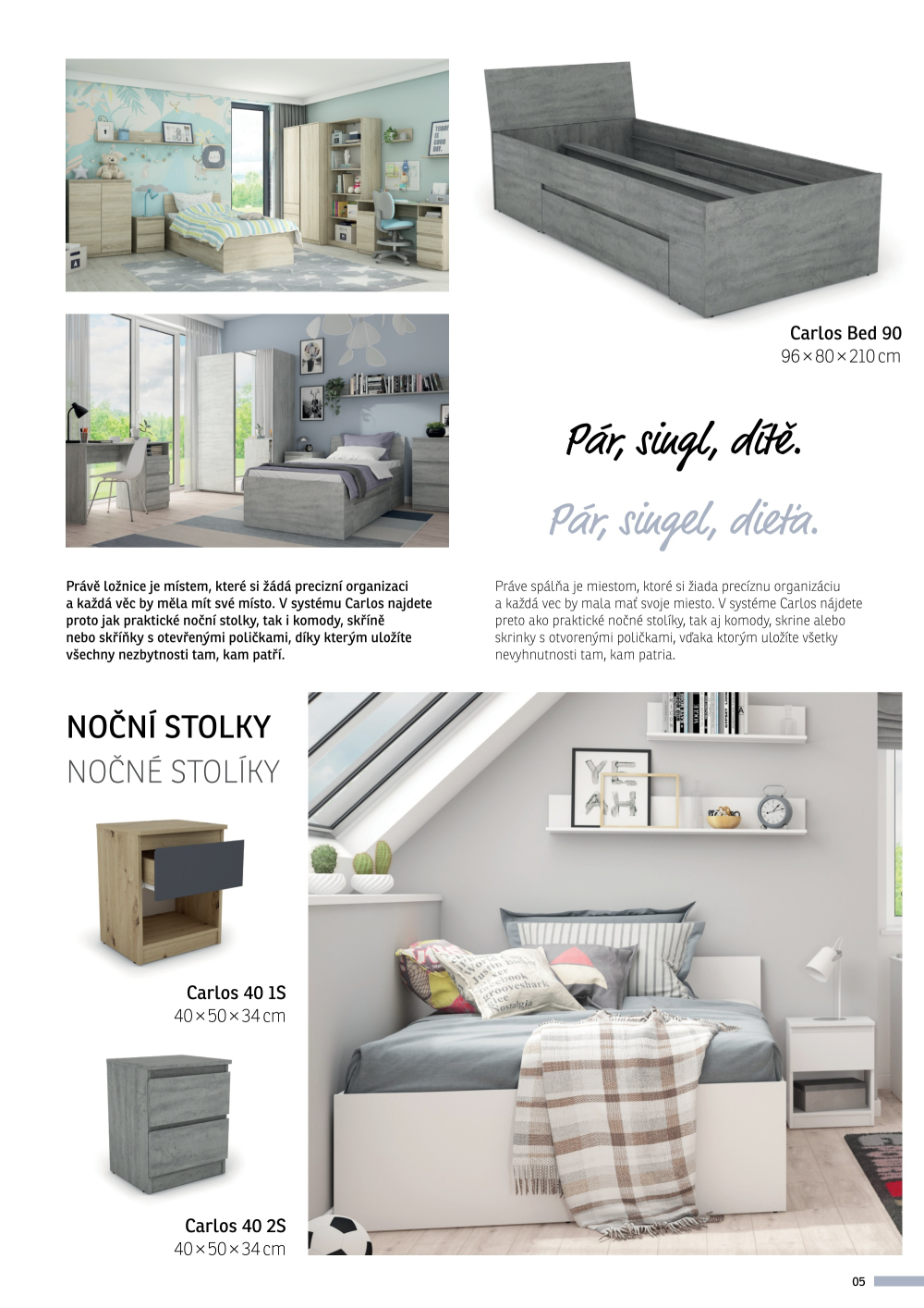 Leták ASKO nábytek katalog - Program Carlos - strana 5