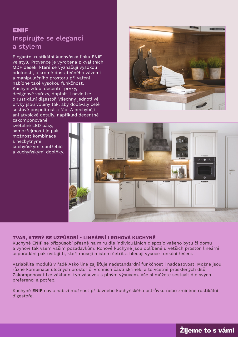 Leták ASKO nábytek katalog - Kuchyně Line - strana 13