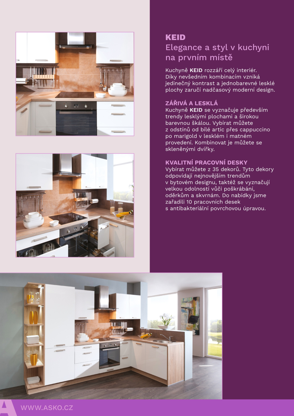 Leták ASKO nábytek katalog - Kuchyně Line - strana 4