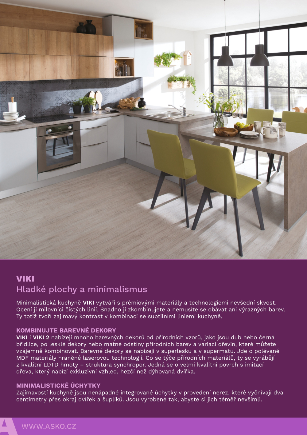 Leták ASKO nábytek katalog - Kuchyně Line - strana 8