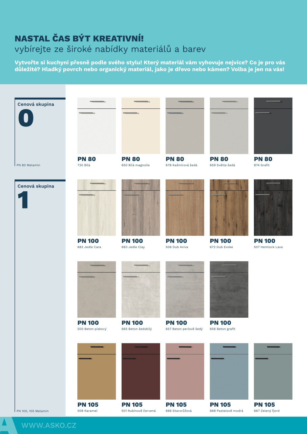 Leták ASKO nábytek katalog - Kuchyně Best Line - strana 16