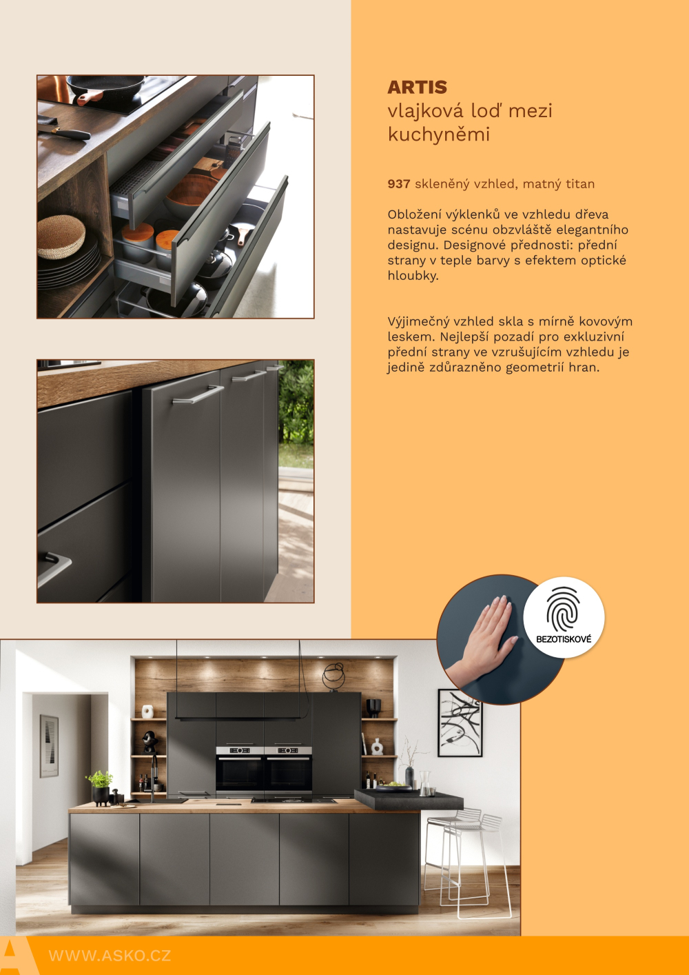 Leták ASKO nábytek katalog - Kuchyně Top Line - strana 10