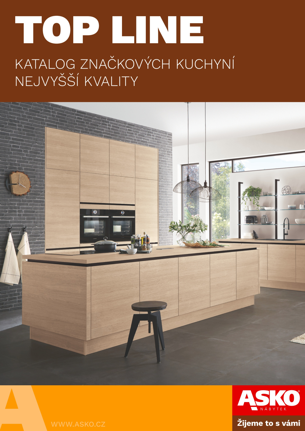 Leták ASKO nábytek katalog - Kuchyně Top Line - strana 1