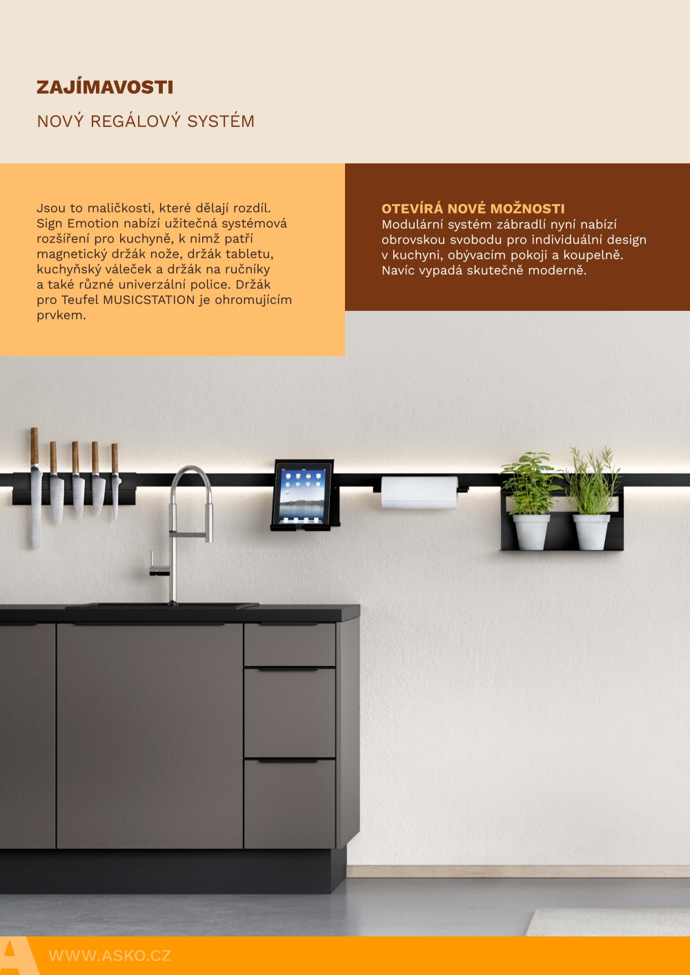 Leták ASKO nábytek katalog - Kuchyně Top Line - strana 20