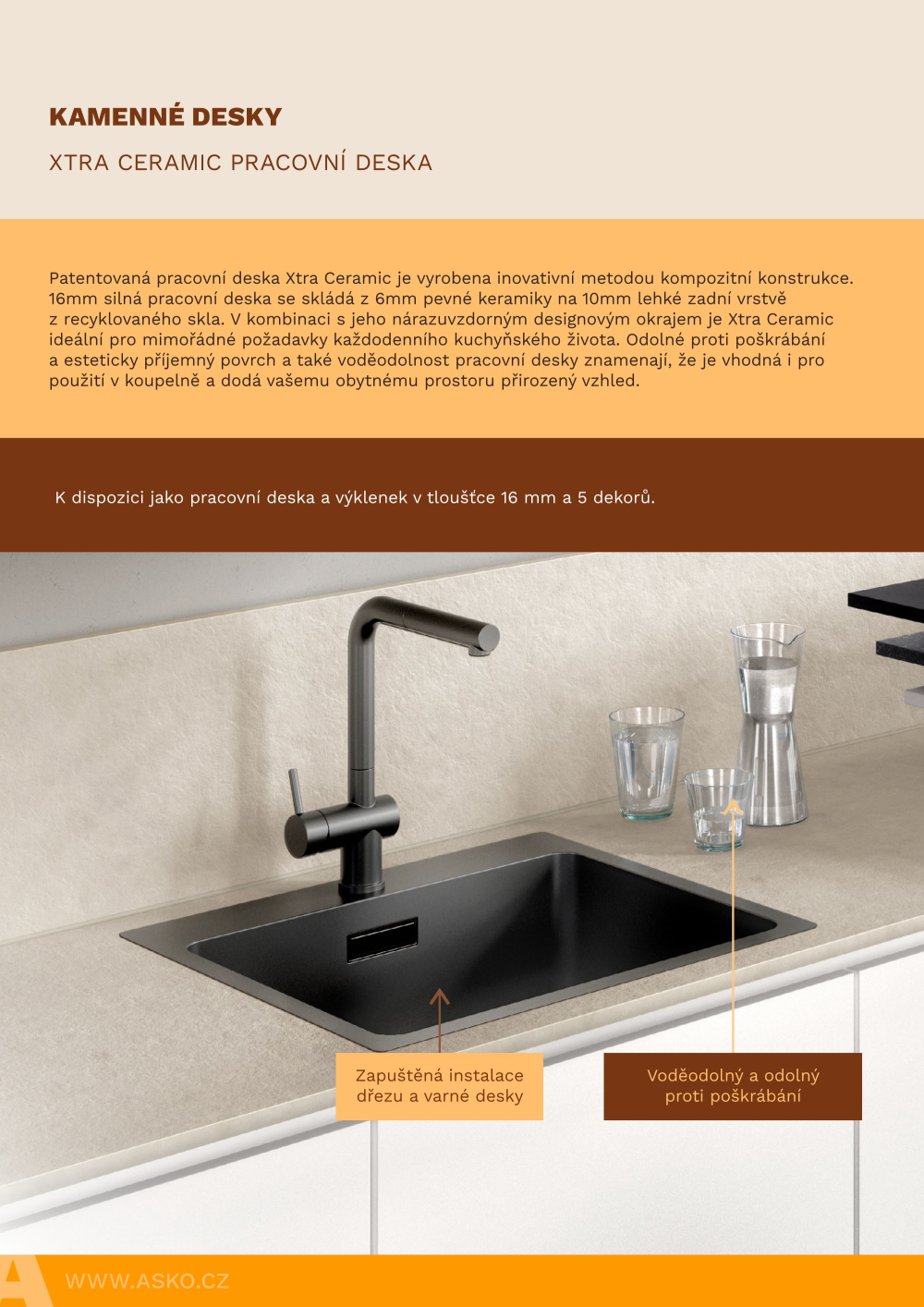 Leták ASKO nábytek katalog - Kuchyně Top Line - strana 22