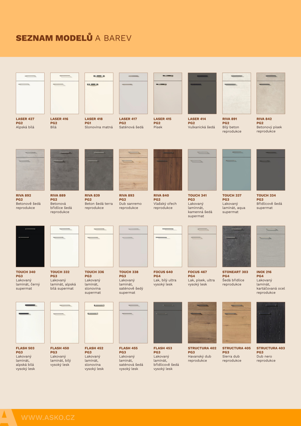 Leták ASKO nábytek katalog - Kuchyně Top Line - strana 26