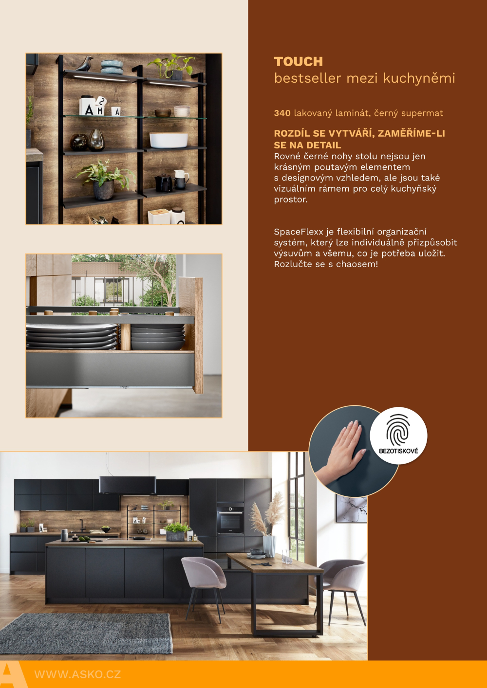 Leták ASKO nábytek katalog - Kuchyně Top Line - strana 4