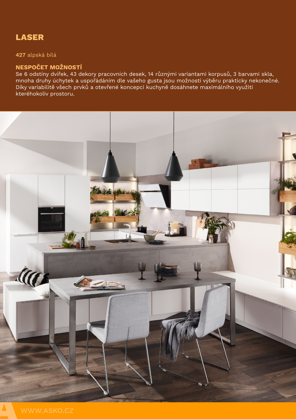 Leták ASKO nábytek katalog - Kuchyně Top Line - strana 8