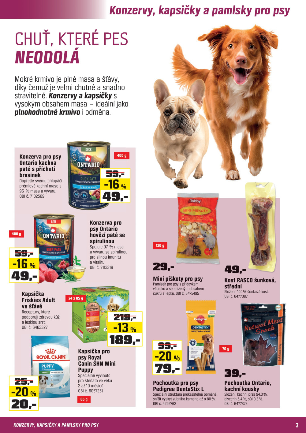 Leták OBI leták - Chovatelské potřeby - strana 3